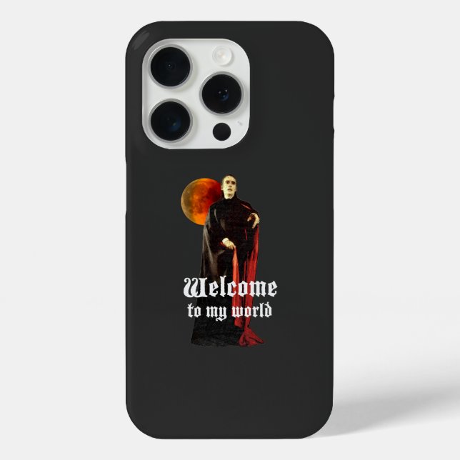Coques Case-Mate iPhone DRACULA Bienvenue Dans Mon Monde (Verso)