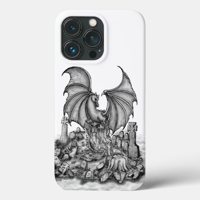 Coques Case-Mate iPhone Dragon avec Zombie (Verso)