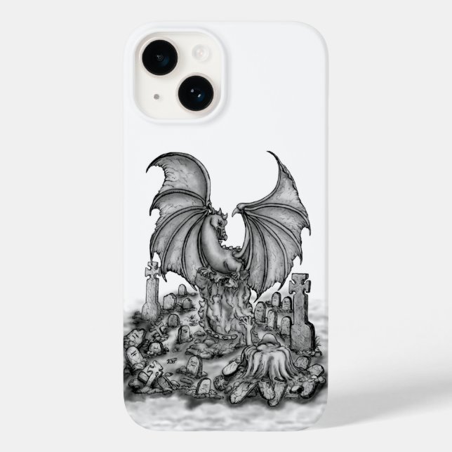 Coques Case-Mate iPhone Dragon avec Zombie (Verso)