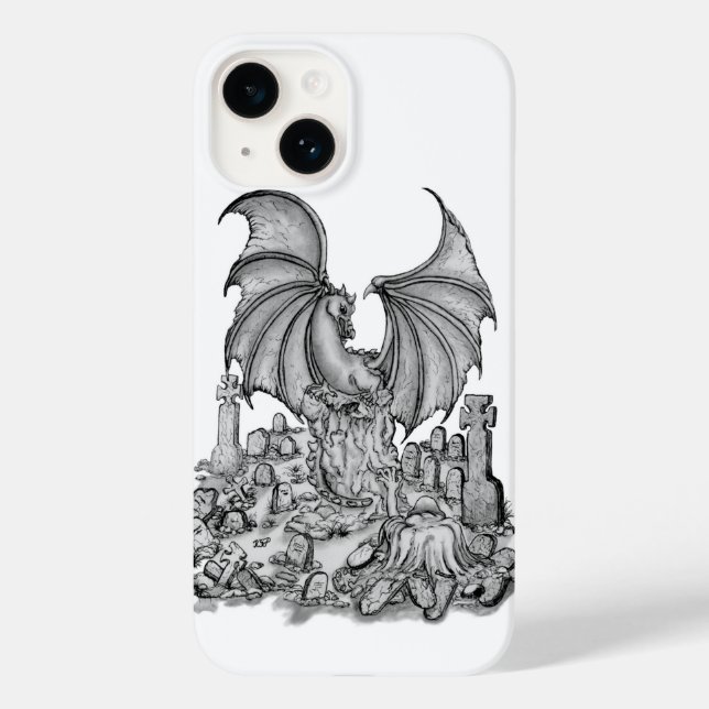 Coques Case-Mate iPhone Dragon avec Zombie (Verso)