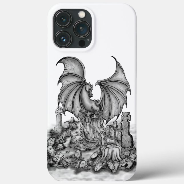 Coques Case-Mate iPhone Dragon avec Zombie (Verso)