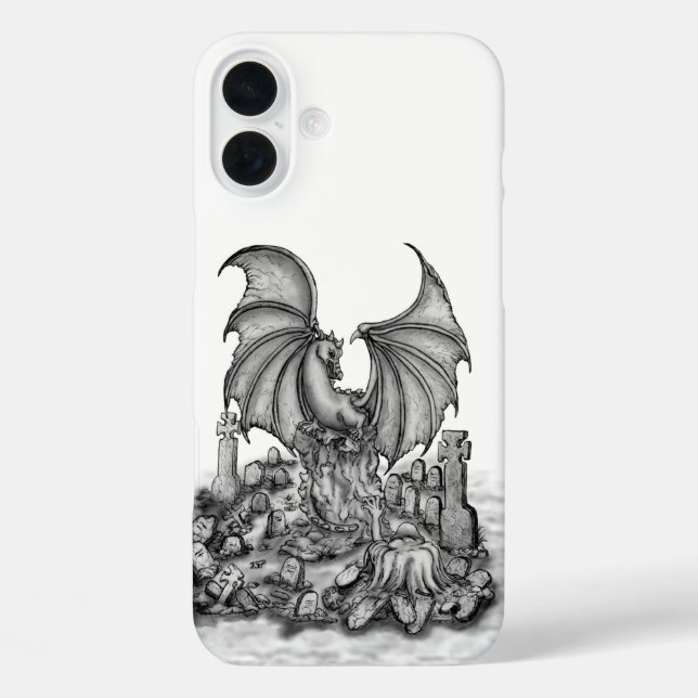 Coques Case-Mate iPhone Dragon avec Zombie (Verso)