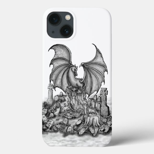 Coques Case-Mate iPhone Dragon avec Zombie (Verso)