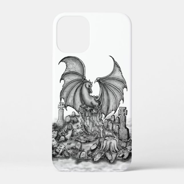 Coques Case-Mate iPhone Dragon avec Zombie (Verso)