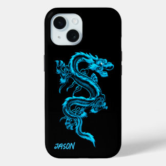 Coque Case-Mate iPhone Dragon bleu