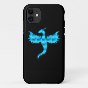 Coque iPhone 11 Dragon bleu