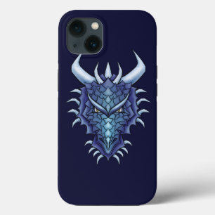 Case-Mate iPhone Case Dragon cool Art - Purple Blue Magagone Head