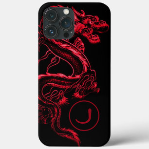 Case-Mate iPhone Case Dragon d'Asie Rouge monogramme