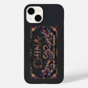 Coque Case-Mate iPhone Dragon de Chine cosmique Grande Muraille