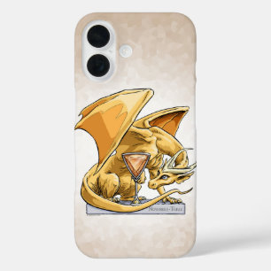 Coque Pour iPhone 16 Dragon de pierre de naissance de novembre : Topaz 