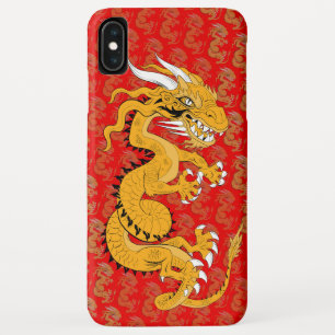 Case-Mate iPhone Case Dragon d'or sur l'étagère Red Phone