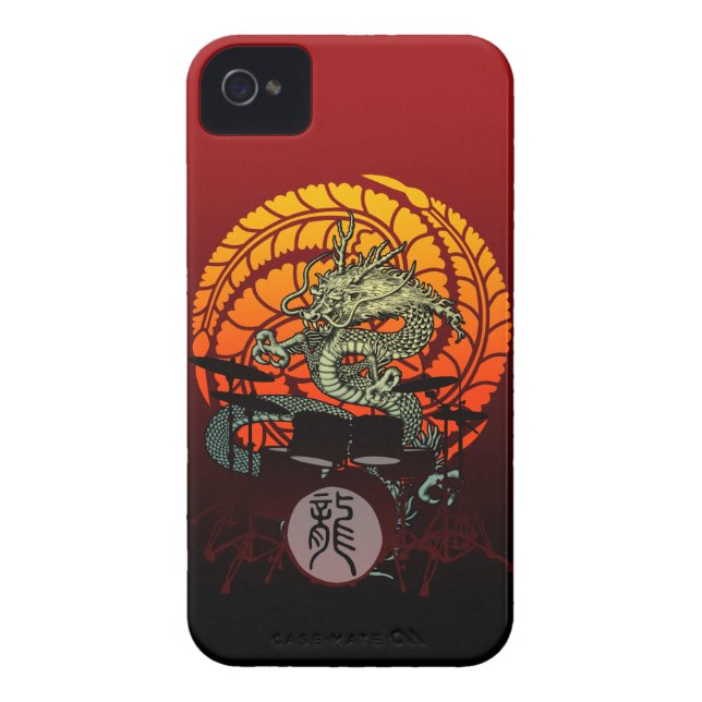Coques Case-Mate iPhone Dragon Drum 04 (Dos)
