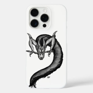 Coque iPhone 16 Pro Dragon en style tatouage