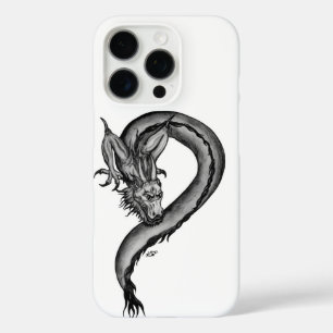 Coque iPhone 16 Pro Dragon en style tatouage