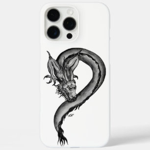 Coque iPhone 16 Pro Max Dragon en style tatouage