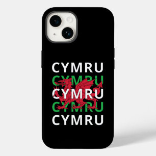 Coque Case-Mate iPhone Dragon gallois rouge Cymru Texte répétitif Racines