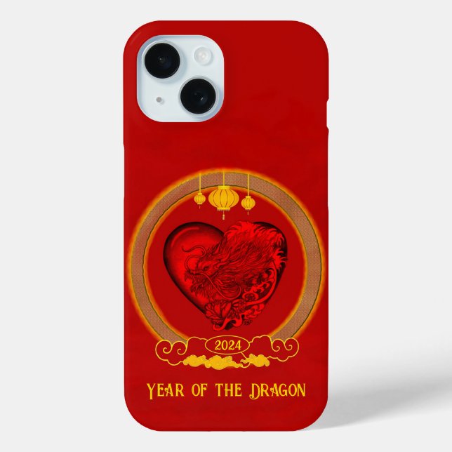 Coques Case-Mate iPhone Dragon Heart, Année du Dragon (Verso)