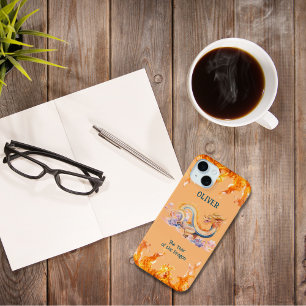 Coque Case-Mate iPhone Dragon Monogramme chinois Zodiac Orange Cool tenda
