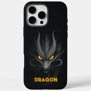 Coque iPhone 16 Pro Max Dragon noir en colère