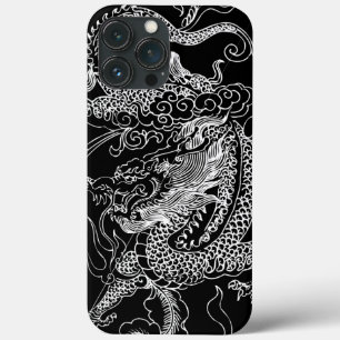 Case-Mate iPhone Case Dragon noir et blanc