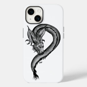 Coques Pour iPhone Dragon noir et blanc