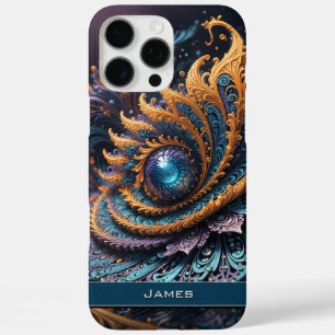 Coque iPhone 16 Pro Max Dragon Oeil moderne Abstrait Géométrique Nom fract