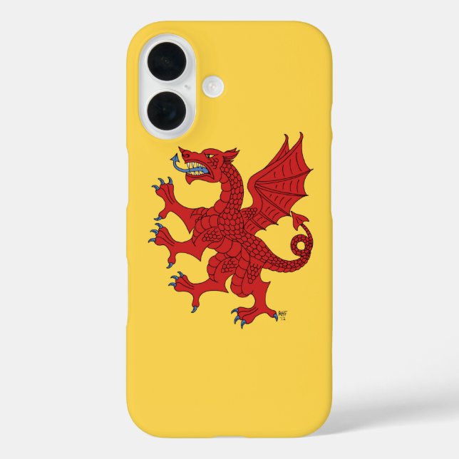 Coques Case-Mate iPhone Dragon Rampant Gules (Verso)