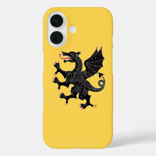 Coques iPhone 16 Dragon Rampant Sable