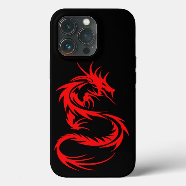 Coques Case-Mate iPhone Dragon rouge (Verso)