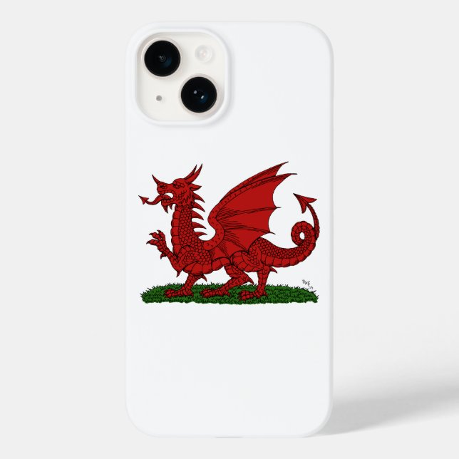 Coques Case-Mate iPhone Dragon rouge du Pays de Galles (Verso)