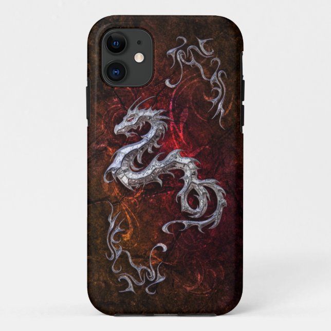 Coques Case-Mate iPhone Dragon rouge pour à peine là (Dos)