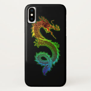 Coque Case-Mate iPhone Dragon rougeoyant coloré