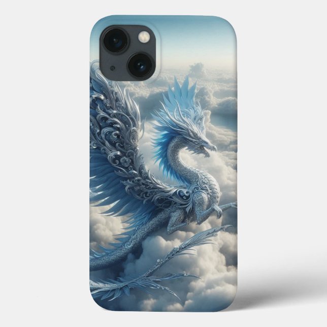 Coques Case-Mate iPhone Dragon superbe entouré de nuages (Verso)