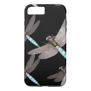 Coque iPhone 7 Plus Dragonfly Air Force sur Black