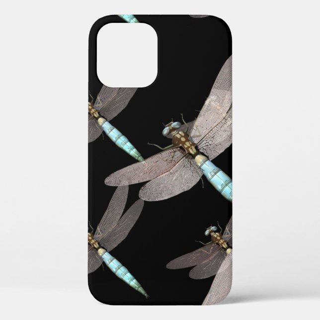 Coques Case-Mate iPhone Dragonfly Air Force sur Black Design Coque-Mate iP (Verso)