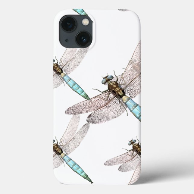 Coques Case-Mate iPhone Dragonfly Air Force sur un Arrière - plan blanc (Verso)