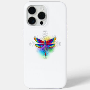 Coque Case-Mate iPhone Dragonfly en arc-en-ciel