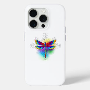 Coque Case-Mate iPhone Dragonfly en arc-en-ciel