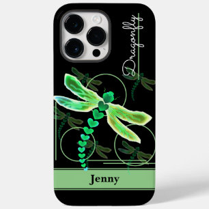 Coque Case-Mate iPhone Dragonfly Personnalisée (verte)