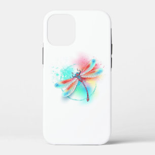 Case-Mate iPhone Case Dragonfly rouge sur l'arrière - plan aquarelle