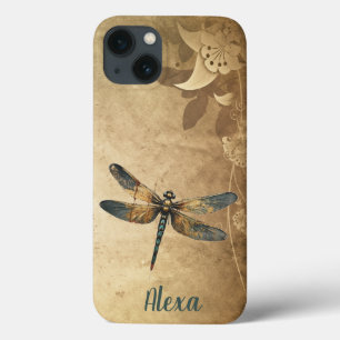 Case-Mate iPhone Case Dragonfly vintage avec nom personnalisé/monogramme