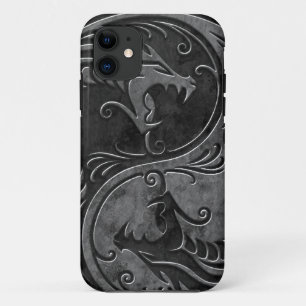 Case-Mate iPhone Case Dragons en pierre de Yin Yang