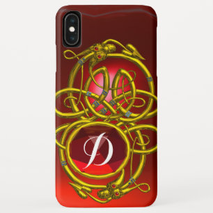 Case-Mate iPhone Case DRAGONS HYPER, COGNONS CELTIQUES D'OR Monogramme d
