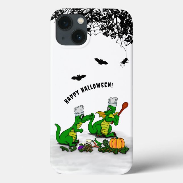 Coques Case-Mate iPhone Dragons - Joyeux Halloween ! Aujourd'hui je vais c (Verso)