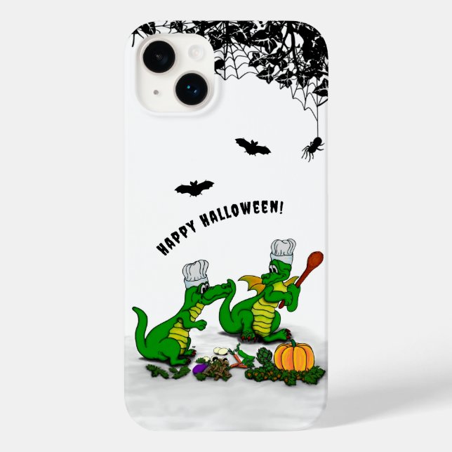 Coques Case-Mate iPhone Dragons - Joyeux Halloween ! Aujourd'hui je vais c (Verso)