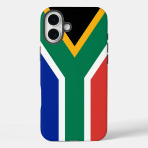 Coque Pour iPhone 16 Plus Drapeau Afrique du Sud
