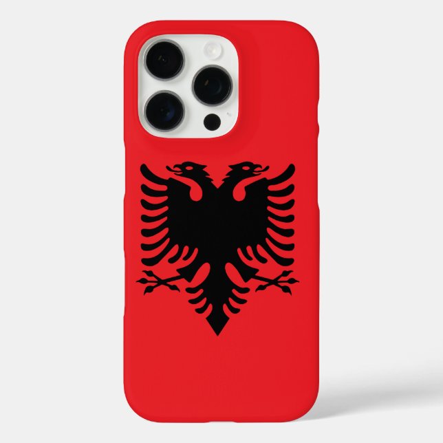 Coques Case-Mate iPhone Drapeau albanais (Verso)