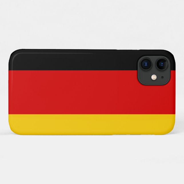 Coques Case-Mate iPhone Drapeau allemand (Dos (Horizontal))