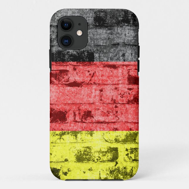 Coques Case-Mate iPhone Drapeau allemand Vintage (Dos)