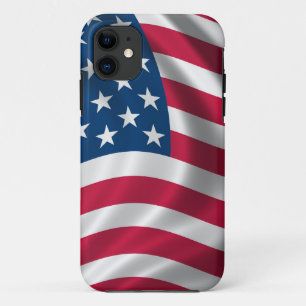 Coque iPhone 11 Drapeau américain